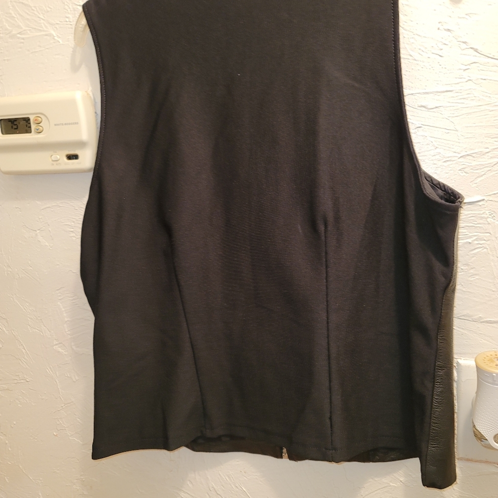 Leather vest